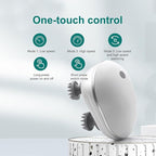 Electric Scalp Massager - Boost Hair Growth & Relaxation with Advanced Red Light Therapy | Silicone Kneading Points Detachable Heads