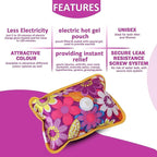 Electric Hot Water Bag – Heating Gel for Pain Relief & Winter Warmth  | Reusable with Charging Cord