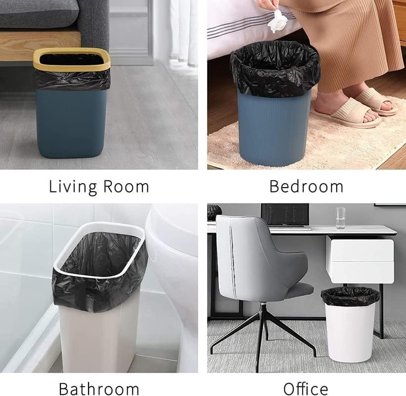 120 Pcs Biodegradable Black Garbage Bags for Dustbin/Trash | 120 Pcs | Medium-size 19 X 21 Inches | 30 Pcs x Pack of 4 |