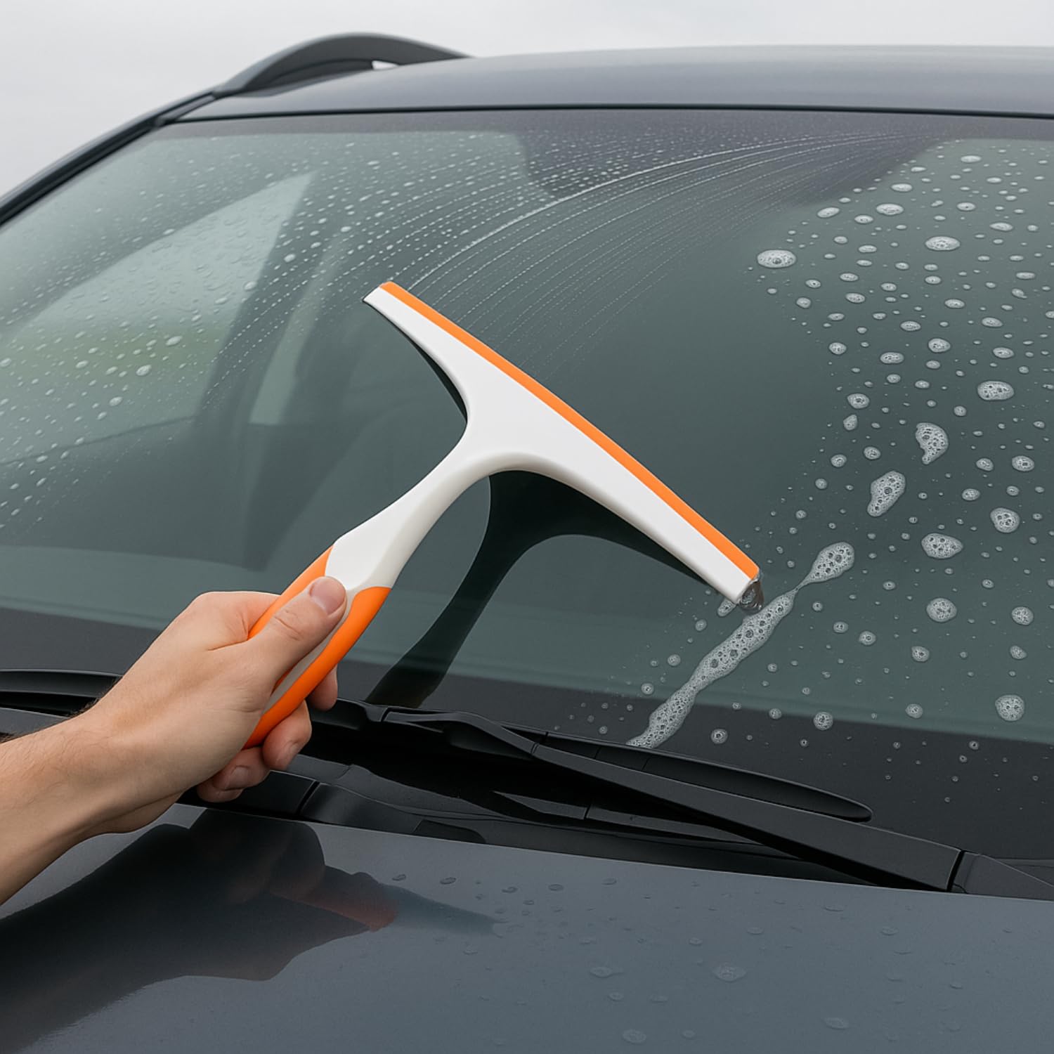 Kitchen Wiper  (Pack of 3) | Soft Glass Cleaning Wiper , Wipe Window Scraper, Bathroom Tile, Floor |(Color may Vary)