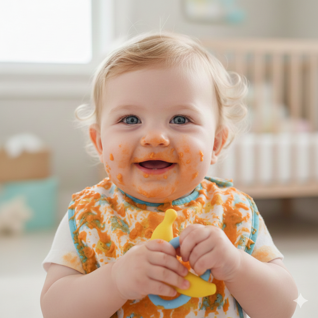 Premium Baby Feeding Neck Apron | Waterproof and Extra Soft | Absorbent Fast-Dry Cotton | Durable, Lightweight, Washable & Reusable Meal Time Bibs | Set Of 5