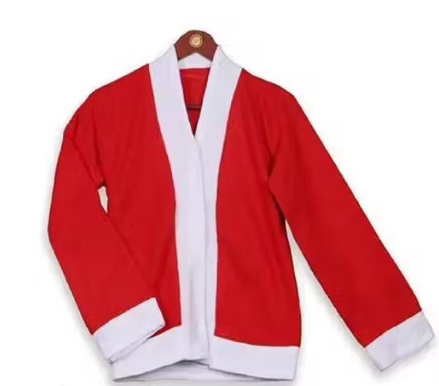 Premium Christmas Santa Dress for Cute Kids | 1 Jacket, 1 Pajama,1 Cap, 1 Pouch | Available for varied Ages(0 Months-6 Years)