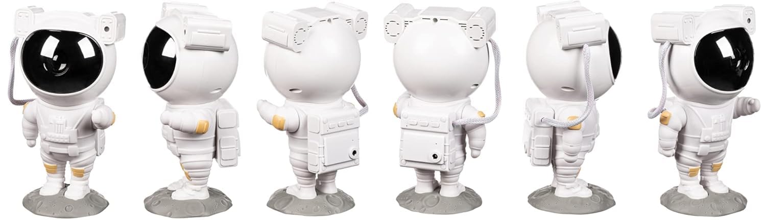 Astronaut Galaxy Projector | Night Light – 360° Rotating  | Nebula Star Projector with Remote Control, Timer & Adjustable Head | Space Lamp for Home & Décor , Gifts